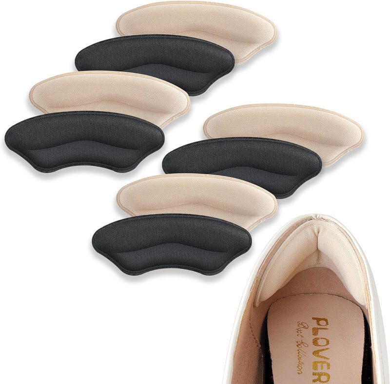 COKUMA Heel Pads for Shoes, Soft and Flexible Heel Grips for Women Shoes Too Big, Relief of Pain for Women and Men, Improved Fit and Comfort, 4 Pairs - Image 1